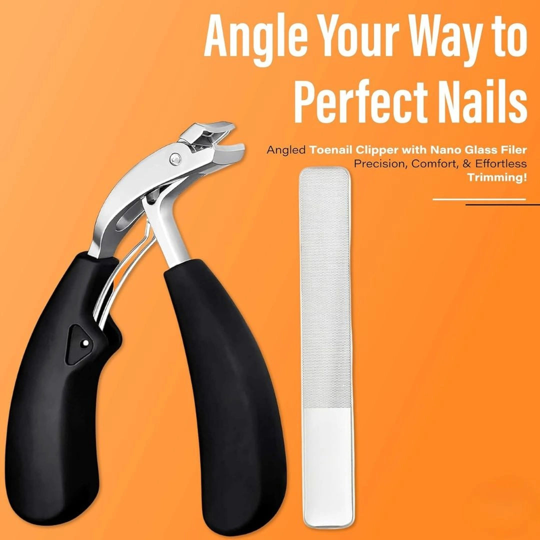 Nail clipper sharp blade cutting edge close-up