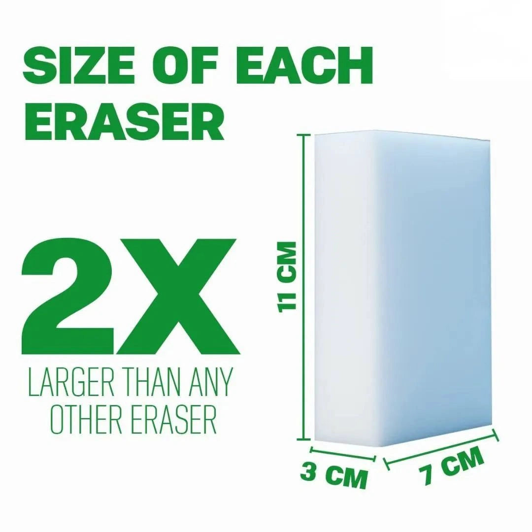 Eraser sponge cleaning kitchen stovetop grease